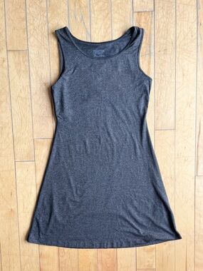 Patagonia Minimalist Charcoal Gray Sleeveless Grey Sleeveless Tank Dress Size XS